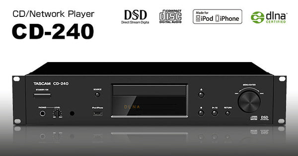 Tascam CD-240 CD Player With Network Audio