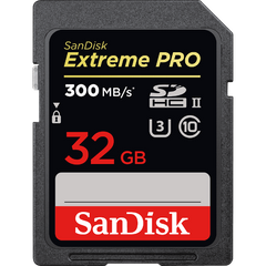  Sandisk Extreme Pro SD 32GB 300MB/s Card