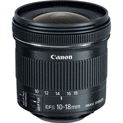  Canon EF-S 10-18mm f/4.5-5.6 IS STM Wide Lens