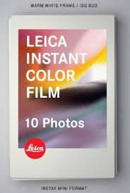 0000001995| Leica  Sofort Colour Film 10 Pack (19551)