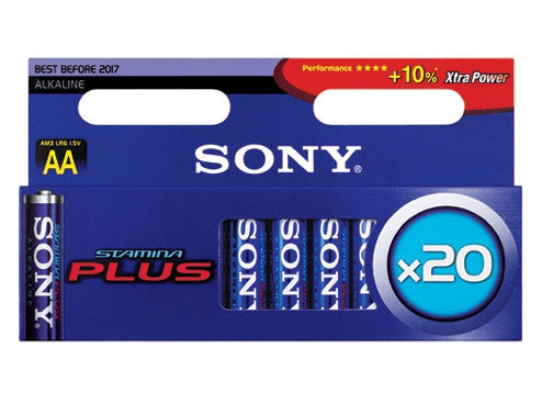 Sony Stamina Plus AA 20Pcs Pack       AM3M20A