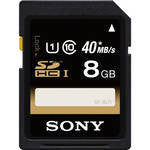 Sony SF8UY 8GB SDHC MEMORY CARD USH-1 CL10 R40