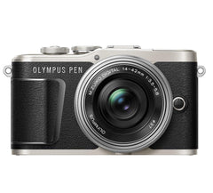  Olympus  E-PL9 Black Digital Camera & 14-42mm EZ Silver Lens