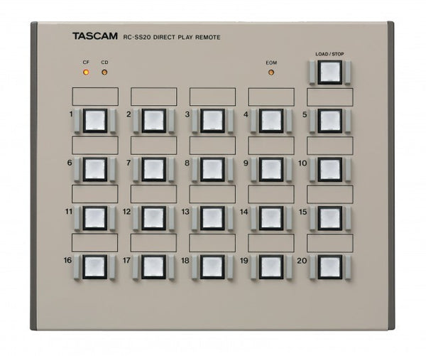 Tascam Remote Controller For Ss-CDR1/R1/R05 HD-R1 Hs-2/ RC-SS20