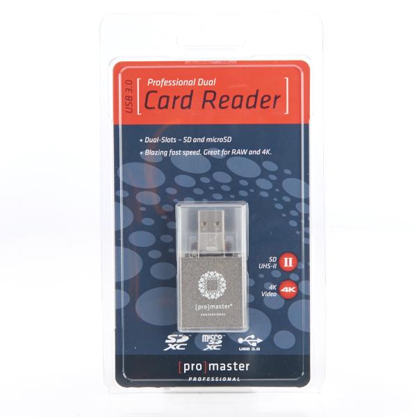 0000003995| ProMaster USB 3.0 SD UHS II Card Reader - 7824