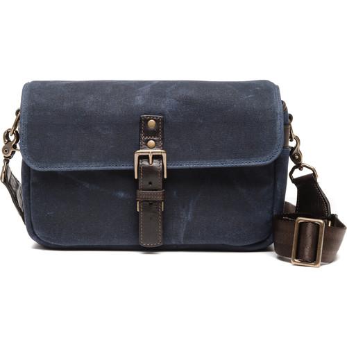 0000219995| Ona Bowery Navy Blue Canvas Camera Bag