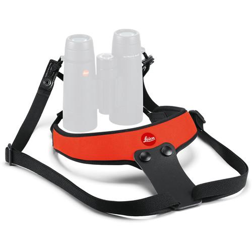 0000008995| Leica Neoprene Binocular Strap Sport - Juicy Orange (42058)