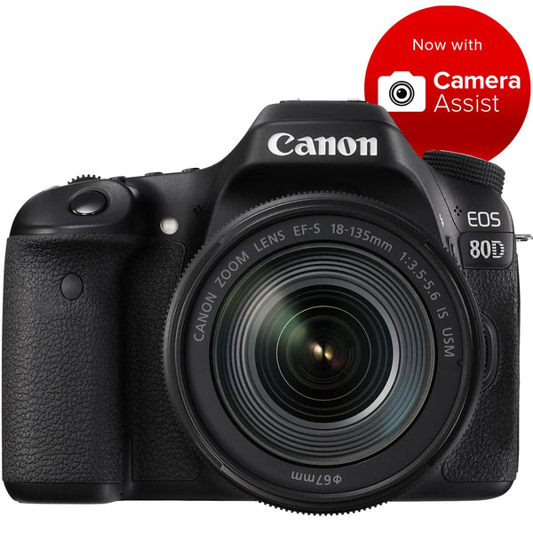 0000015990| Canon EOS 80D DSLR With EF-S 18-135mm NANO Lens