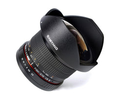  Samyang 8mm Fisheye F3.5 Nikon AE APS-C Lens