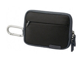 Sony LCS-Twhb Soft Carry Case W Carabiner Black       LCSTWHB