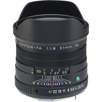 0000014990| Pentax FA 31mm f/1.8 Limited - Black Lens