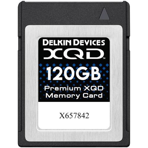 0000237995| Delkin 120GB XQD Memory Card 440R/400W