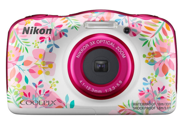 0000002490| Nikon COOLPIX W150 Patterned Pink Digital Camera