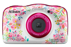  Nikon COOLPIX W150 Patterned Pink Digital Camera