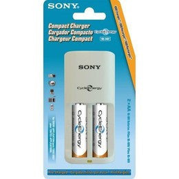 Sony Compact Charger W/ Cycle Energy AA X 2       BCG34HS2KN