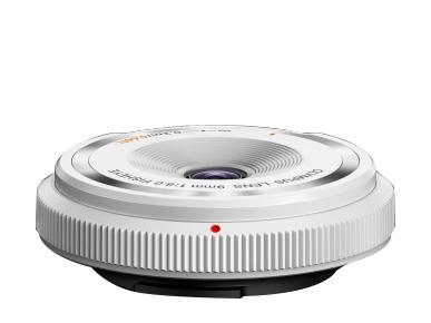 0000015745| Olympus BCL-0980 White 9mm Fisheye Body Cap Lens (White)