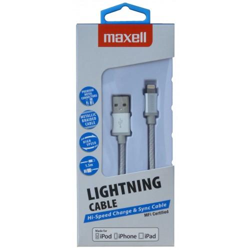 0000002499| Maxell iPhone 1.5m Braided Lighting Cable