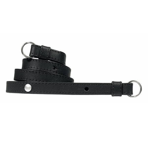 0000021790| Leica Traditional Carrying Strap (Black Saddle Leather) (14453)