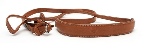 0000001290| Leica Carrying Strap With Protecting Flap For M  And X Cameras Leather Cognac (18777)