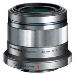  Olympus 45mm f/1.8 Portrait (Pen) Lens Silver