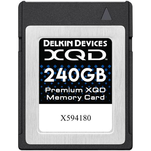 0000069995| Delkin 240GB XQD Memory Card 440R/400W