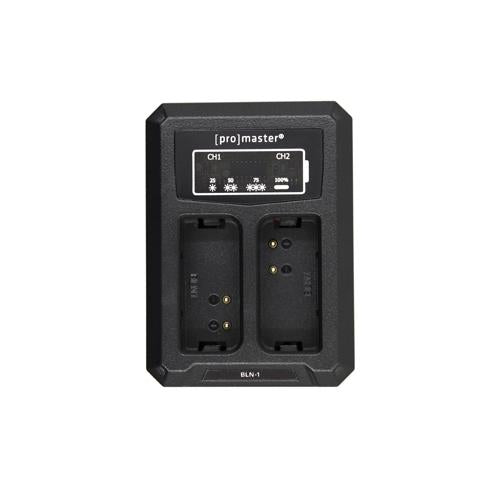 0000003995| ProMaster Dually Charger USB Olympus BLN-1 - 4609