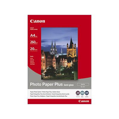 0000002999| Canon SG201A4 A4 Semi Gloss Photo Paper 20 Sheets