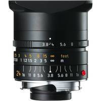 0000037990| Leica Elmar-M 24mm f/3.8 ASPH Lens Black Anodized Finish (11648)