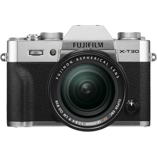 0000017990| FujiFilm X-T30 Premium Silver with 18-55mm