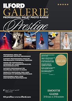 0000003095| Ilford Galerie Prestige Smooth Gloss (310gsm) 5x7” Paper 100 Sheets