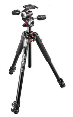 0000061995| Manfrotto Tripod Kit 055 3Way Black Aluminium 055XPRO3 And XPRO 3 way Head