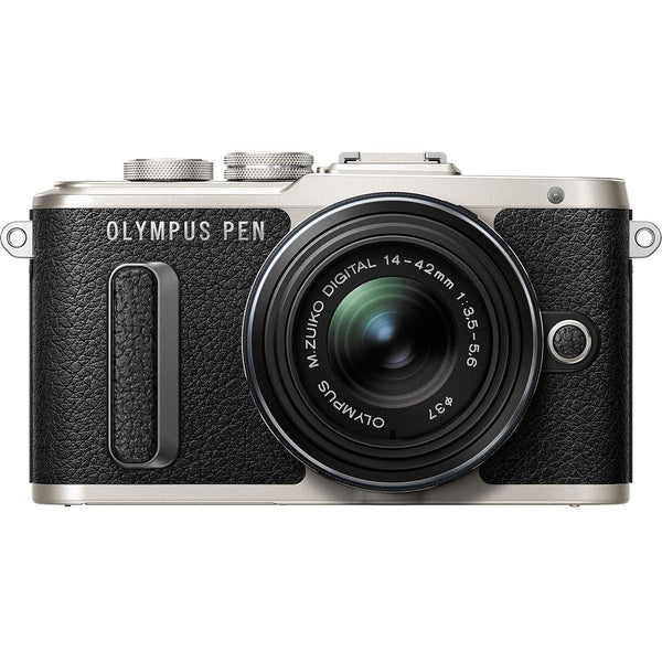 0000025990| Olympus Pen E-PL8 Black Digital Camera & 14-42 EZ Lens