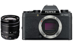  Fujifilm X-T100 Black w 18-55mm F2.8 R LM OIS Lens Kit