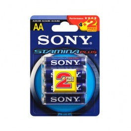 Sony Am3B6A - Alkaline AA 6 Pack Battery       AM3B6A