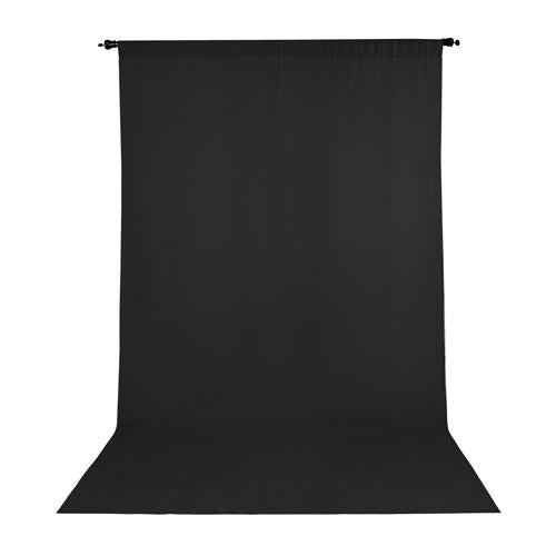 0000013995| ProMaster  Wrinkle Resistant Backdrop 10x12' Black 2792