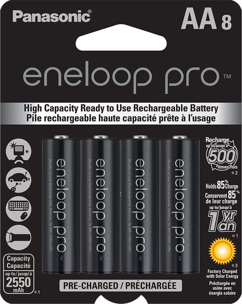 0000005995| Panasonic AA Eneloop Pro 8Pack