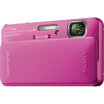 Sony DSC-Tx10 Digital Camera, 16.2Mp, 4X 1080I, 25mm, Waterproof Cmos Touch Pink       DSCTX10P