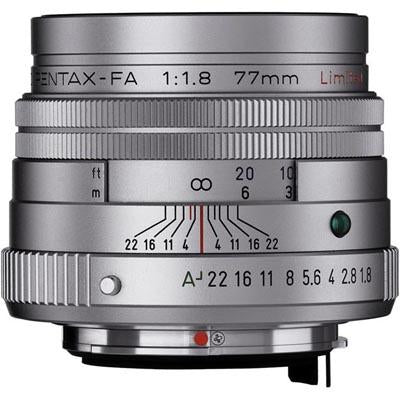 0000212490| Pentax FA 77mm f/1.8 Limited - Silver Lens