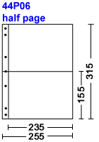  ALBOX 9x6 Polypropylene Pages 25 Sheets