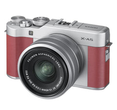  Fujifilm  X-A5 Pink Digital Camera & 15-45mm Silver Lens