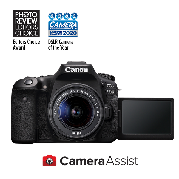 0000018990| Canon EOS 90D DSLR Body with 18-55mm Lens