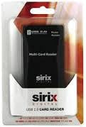 Sirix Multi Card Reader with attached USB cable USB 2.0