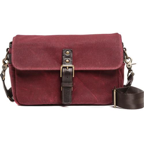 0000219995| Ona Bowery Crimson/Burgundy Camera Bag