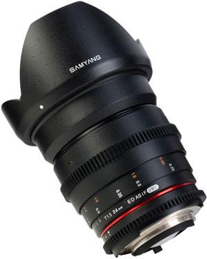 0000211490| Samyang 24mm T1.5 VDSLR II Canon EOS Full Frame Lens