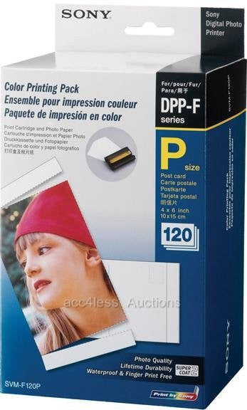 Sony Svm-F120P Print Paper And Cartridge 120 Pk       SVMF120P