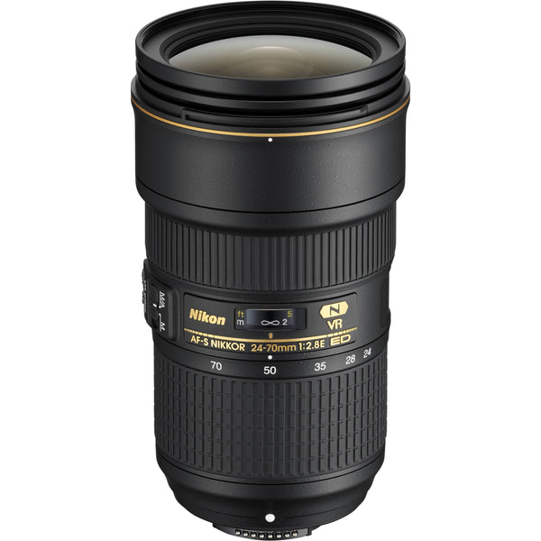 0000030490| Nikon Nikkor AF-S 24-70mm f/2.8E ED VR Wide Angle Zoom Lens