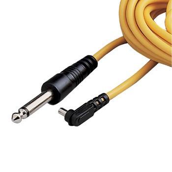 0000004995| Hama "Profi" Flash Cable 5 m Yellow. 6.3mm - PC