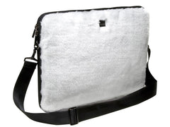 Acme Made Fur Bag Macbook 15 inch White