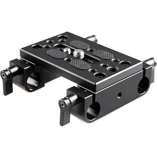 0000026995| SmallRig Mounting Plate with 15mm Rod Clamps