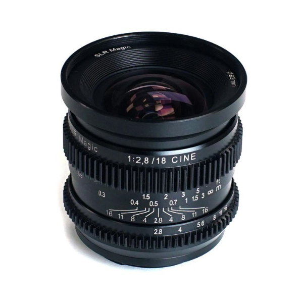 0000026490| SLR Magic Cine 18mm F2.8 E Mount